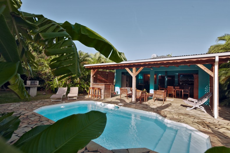 Villa Bleue 2 chambres avec piscine privée - 